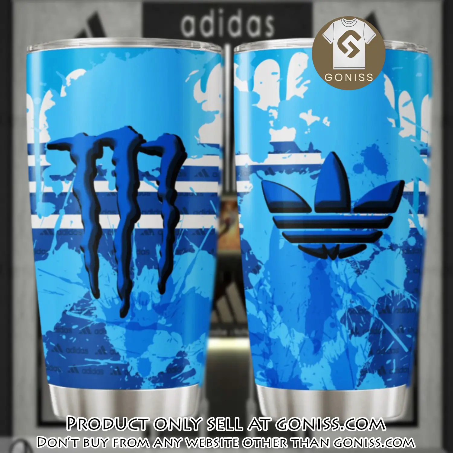 Adidas monster stainless steel tumbler 20oz30oz gn0609351